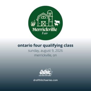 The Merrickville Fair will host a qualifying Ontario Four class on Sunday, August 9