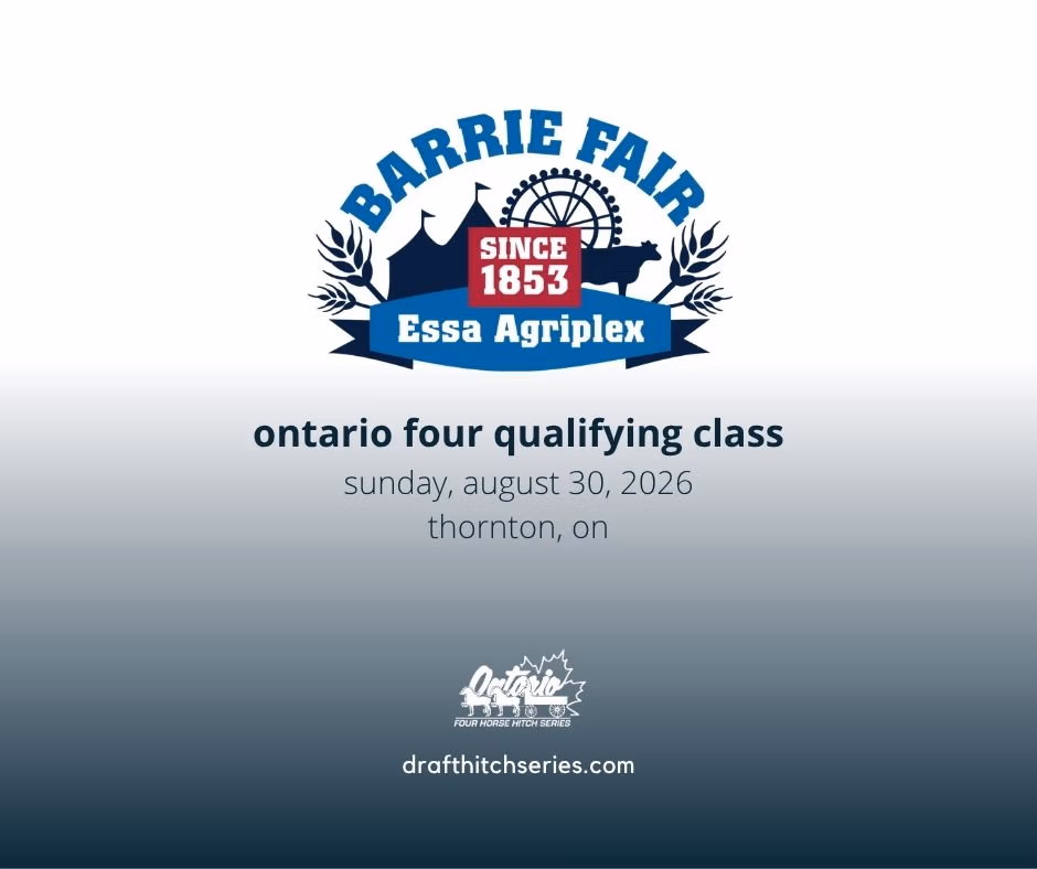 The Barrie Fair will host a qualifying Ontario Four class on Sunday, August 30