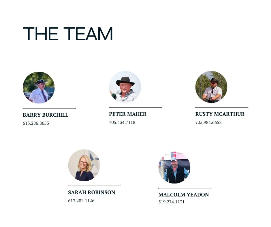 Ontario Four committee: Barry Burchill Peter Maher Rusty McArthur Sarah Robinson Malcolm Yeadon