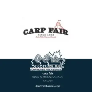 The 2026 Ontario Four Finals are being hosted at the Carp Fair