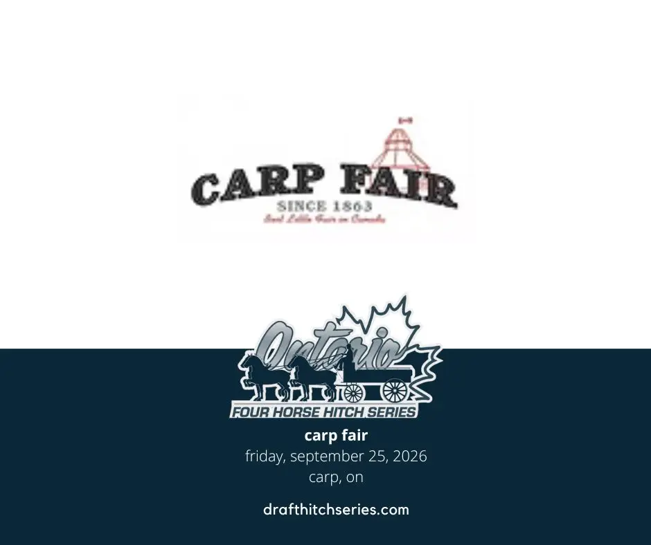 The 2026 Ontario Four Finals are being hosted at the Carp Fair