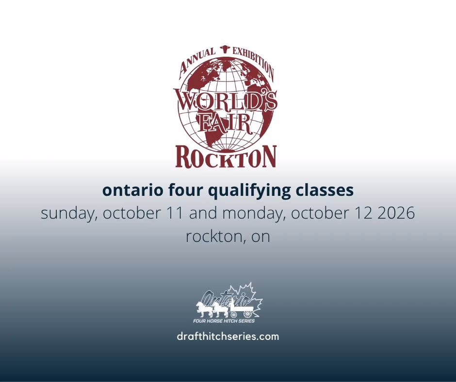 The Rockton World's Fair is hosting two qualifying Ontario Four classes